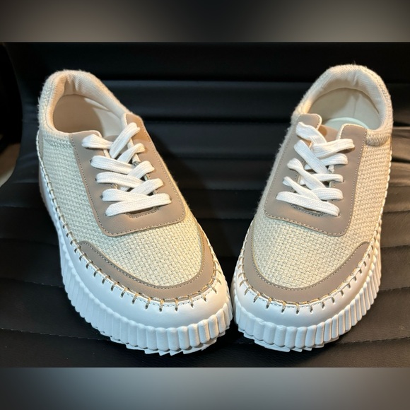 Kinetic Platform Sneakers in Silver main image 0
